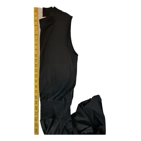 Nation Ltd Dress Women Small Black Maxi Pima Cotton Tier Circle Whimsigoth Light