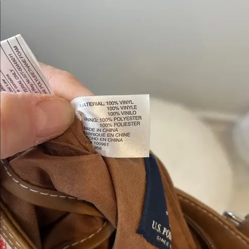 U.S. Polo Assn. Multicolor Crossbody Bag. White