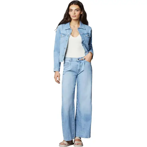 DL1961 Vika frayed denim jacket Size Large