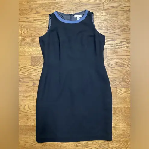 Amanda Smith 2 piece dress. Size 16. Black with blue trim.