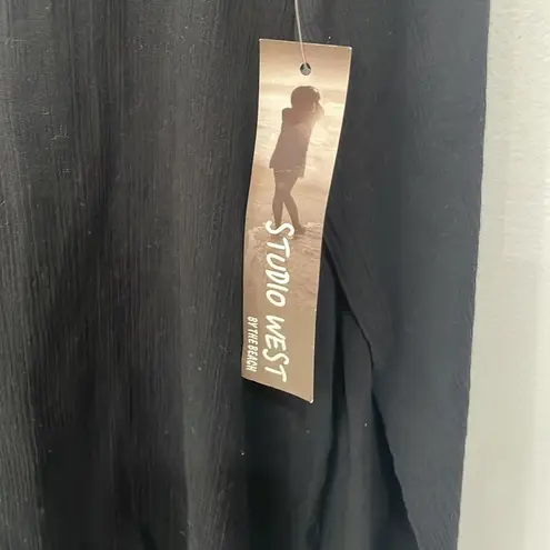 Studio West By the Beach Boho Beach Embroidered Swim Cover Up Dress Sz M