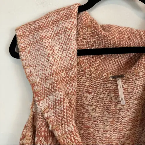 Free People  | Pink "In Your Arms" Swing Collared Knit Sweater Vest Size XS