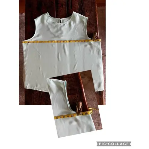 Bonworth Womens Mint Green Sleeveless Tank/Top/Blouse XL