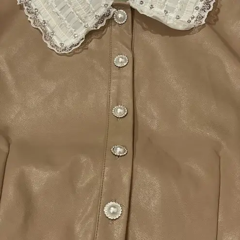 Sister Jane DREAM Valentina Faux Leather Mini Dress