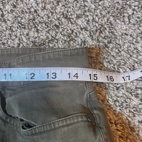 Eileen Fisher Womens Olive Green Casual Pants Size 6 Stylish Comfortable