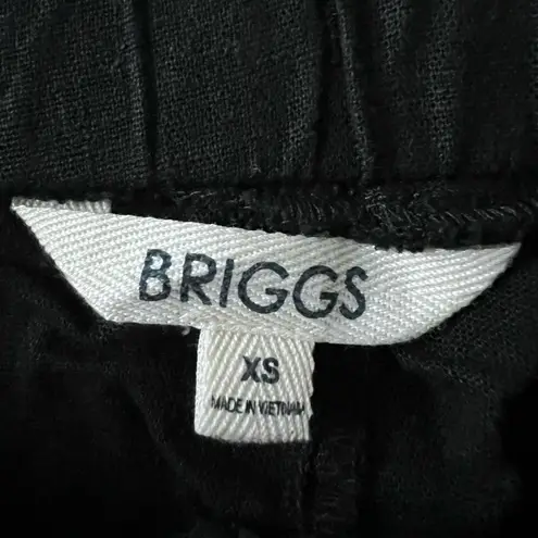 Briggs New York Briggs shorts size Small black linen relaxed