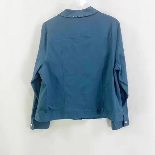 SELENE SPORT Vintage 90s Jacket & Pants Separates Set Blue Size 16