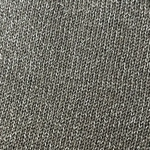 INC International Concepts Women Gray Open Silk Cardigan Sweater Size S modest