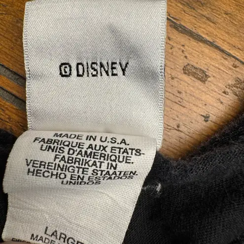 Disney Catalog vintage Winnie the Pooh Embroidered Black Maxi Dress Size Large