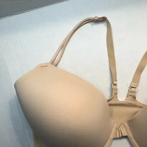 Wacoal Bra Custom Contours T-Back Convertible Front Closure in Sand Sz 38DD EUC