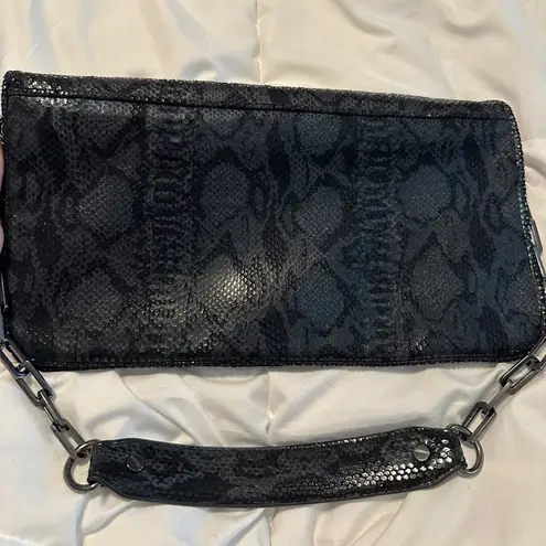 Tory Burch  Chain-Linked Snakeskin Purse