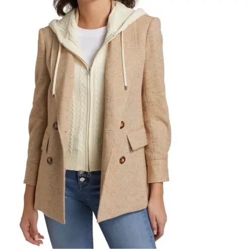 Veronica Beard Pyle Dickey Blazer Jacket Oatmeal Tweed Blazer Size 0