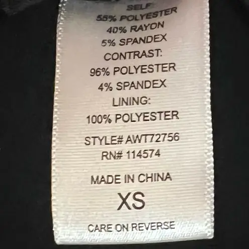 Ro & De Anthropologie Ariel Sequined Sleeve V-Neck Midi Dress Black Size XS