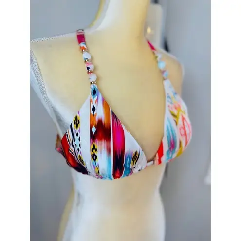 La Blanca Desert Dream Triangle Bikini Top, Luxurious Beach Top, Size 12, NWT