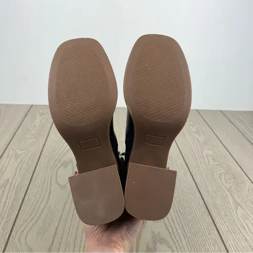 Sun + Stone Women's Aleenn Dress Booties 8.5M Black Smooth $90 Size 8.5