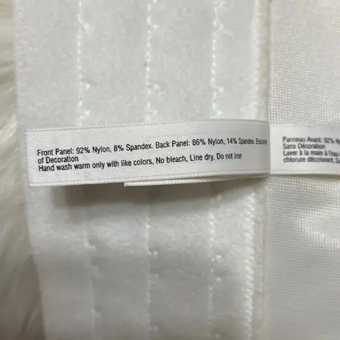 Le Mystere Bridal Seduction Bustier Garters Size 32B White