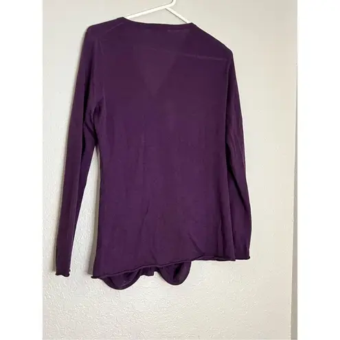 360 Cashmere  Women's Small purple  Pullover Sweater cashmere silk blend