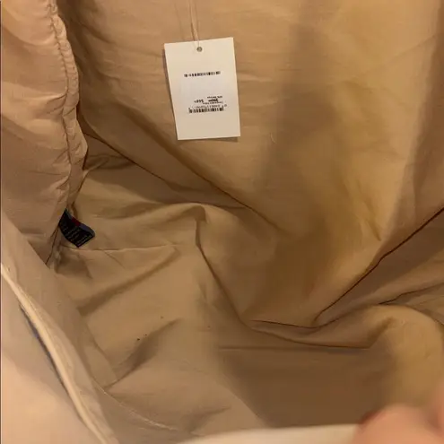 Urban Expression URBAN EXPRESSIONS NWTS STRAW TOTE WITH PINK HEART DESIGN FULLY LINED WITH POCKET - Image 6