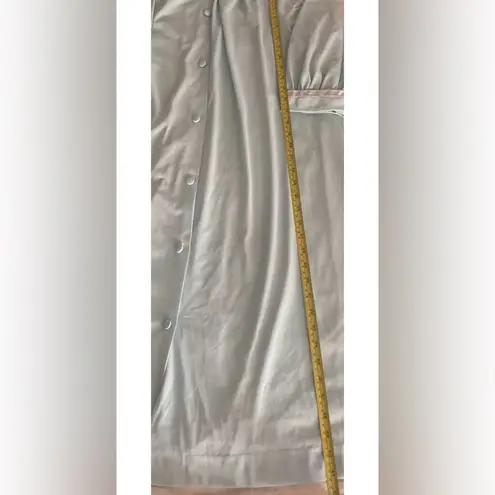 Vintage Gossard Artemis Nightgown Womens Medium Ice Blue Nylon Robe Button Up