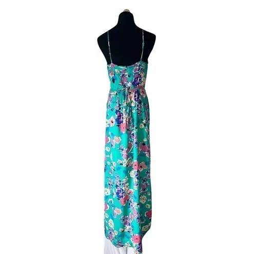 Yumi Kim  - Abstract Floral Print Maxi Dress