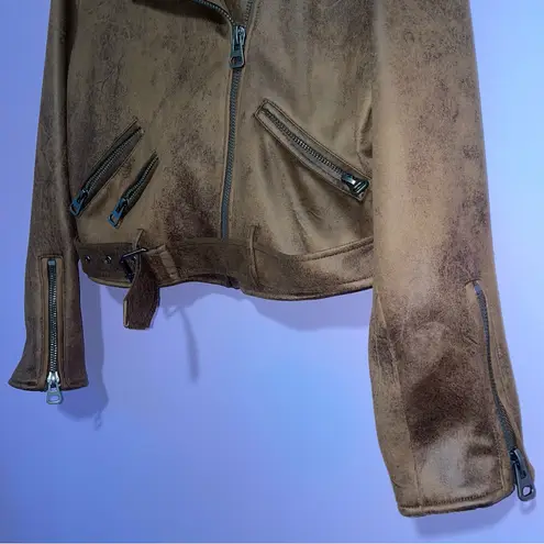 Velvet Heart NEW Faux Leather Moto Jacket Women S Biker Edgy Steampunk Grunge