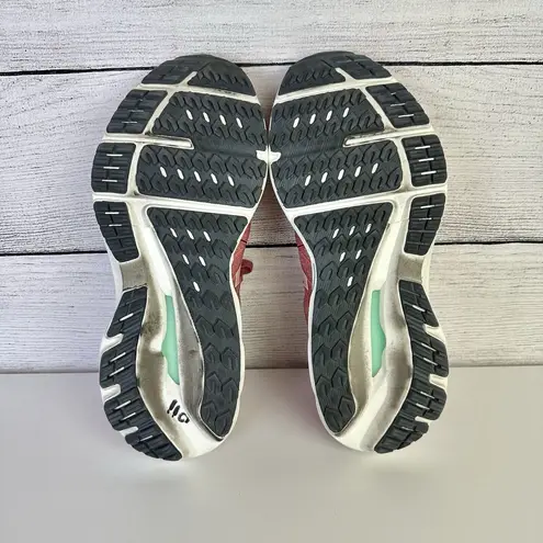 Mizuno Wave Inspire 18 Pink Rosette Snow White Running Shoes Women's Size 7.5 US