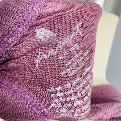 Free People Movement Oversized Racer Back Tank- Mauve- Size Medium/Large- NWOT