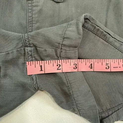 Thread & Supply Gray Paperbag Waist Tie Shorts Size Small