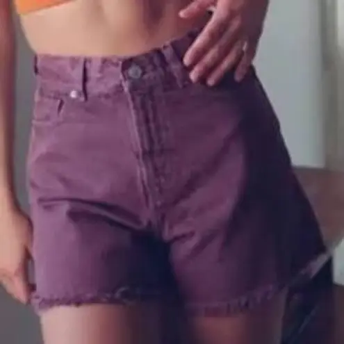 Urban Outfitters Maroon Jean Shorts