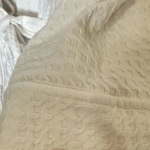 Croft & Barrow  Waffle Texture Robe White Women’s Medium - Image 4