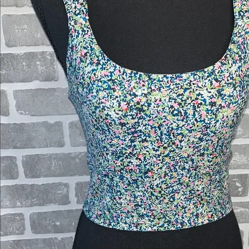 Sage  Collective Multicolor Floral Crop Top Women’s Size Medium