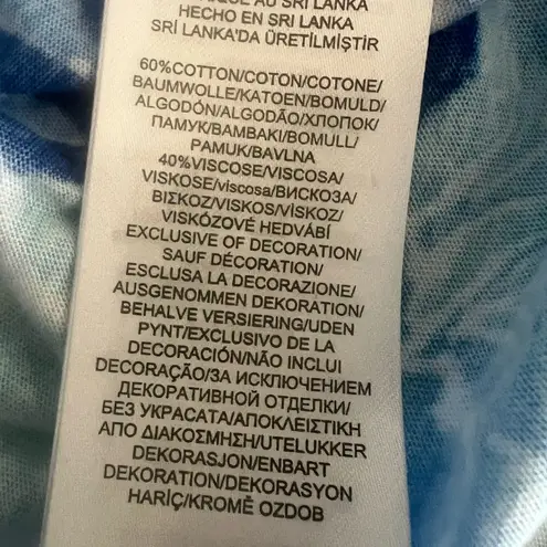 New Women’s Lauren Ralph Lauren Paisley Jersey Capri Sleep Set
Pajamas Large Blue - Image 8