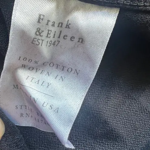 Frank & Eileen $278 Barry Black Famous Denim Small Button Down Comfy Beach