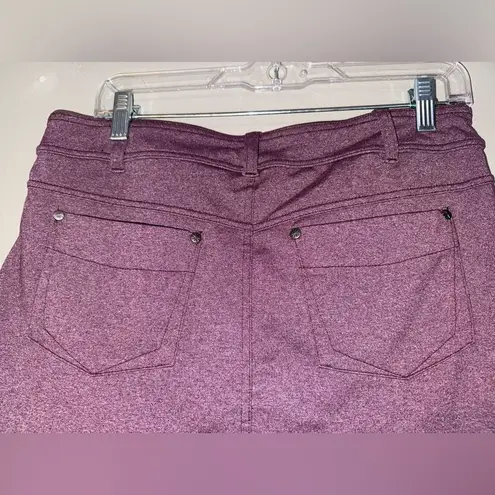 Athleta  Magenta Midrise athletic skort with pockets medium #719