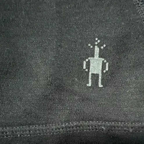 Smartwool Women's Merino Thermal 1/4 Zip Base Layer XL Black Slim EUC - Image 8