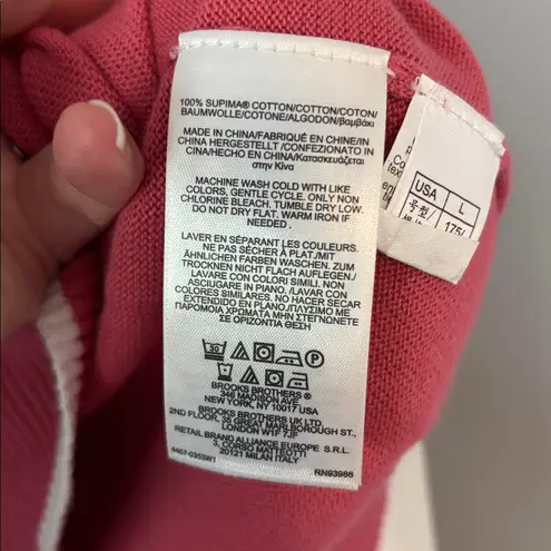 Brooks Brothers Pink Sweater Cardigan