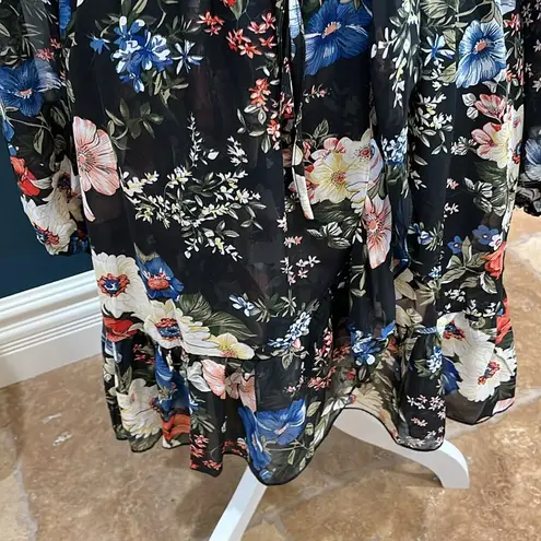 Miss Sparkling floral dress 👗 Blue Size M