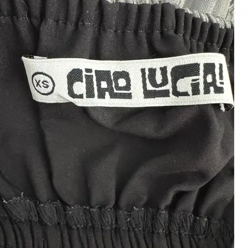 Ciao Lucia Tutti Dress Oyster silver gray polkadot polka dot size XS