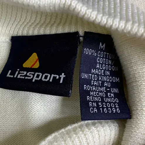 Liz Sport Vintage 90s Mock Neck Knit Sweater 45PE