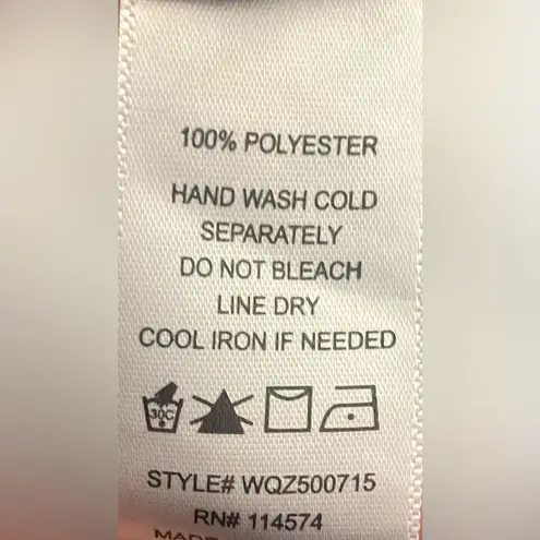 Pleione - Black and White V-Neck Blouse Size S