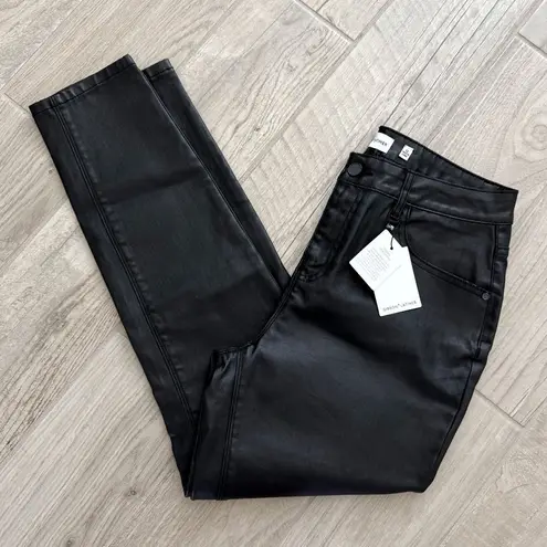 Gibson Latimer NWT Classic High Rise Skinny Fit Faux Leather Pants in Black