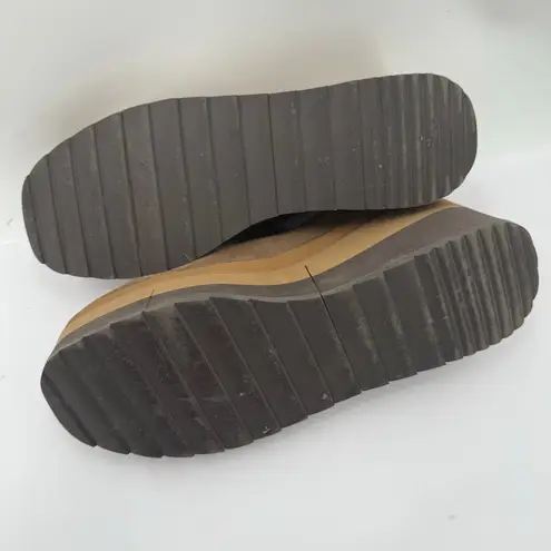 Naked Feet Coach Clogs Size 9.5 Suede Platform Brown/Tan Shoes Slip On Leather Brown