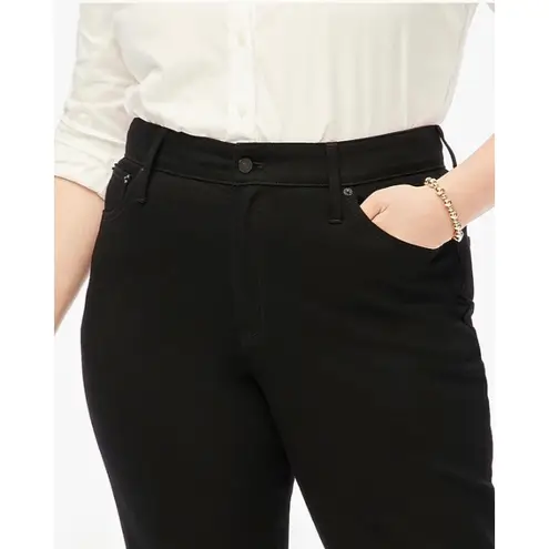 J.Crew  Petite Curvy Essential Straight Black Jean in All-Day Stretch Size‎ 29P