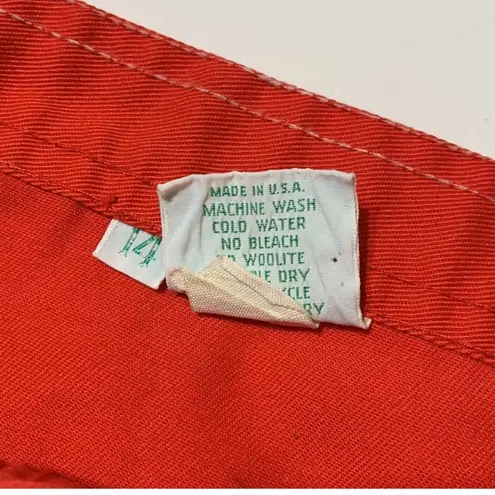 Vintage Lily's of Beverly Hills Snap Front Mini Skirt Red Size M