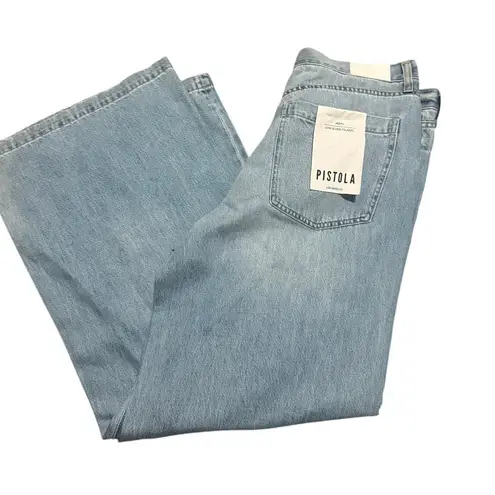 Pistola Jadyn Low-Slung Palazzo Jeans – Size 32 – New With Tags-Light Blue Wash