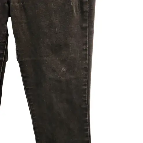 Just USA Black Dark Wash Denim Casual Classic High Rise Bootcut Jeans Size 4