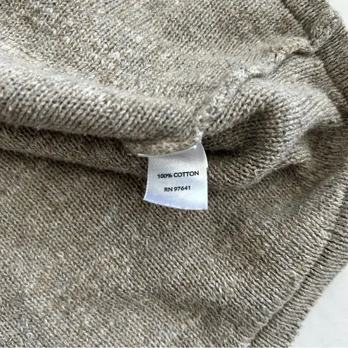 J. Jill Pure Jill Women’s Tan 100% Cotton V