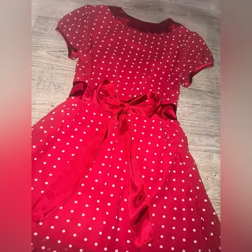 Vanity Vinatge Polkadot Mini Dress