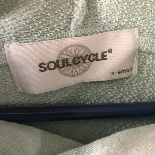 SoulCycle Hoodie Pullover Sweatshirt OVERSIZE Pouch Crossed Neck Skull Wave Back - Image 9