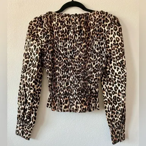 Rails Tabi Top Print Smocked Peplum Nala